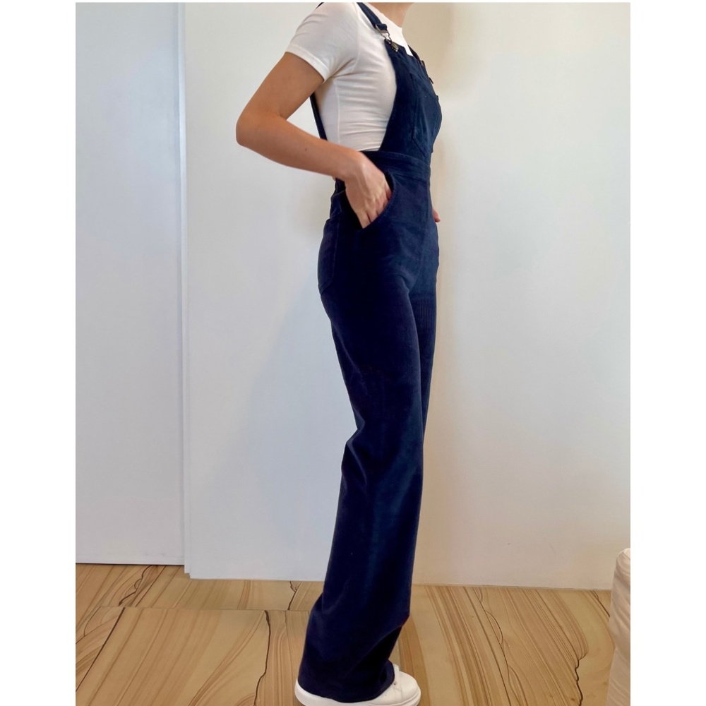 REFORMATION Blue Corduroy "Rodeo" Overalls (LIKE NEW)